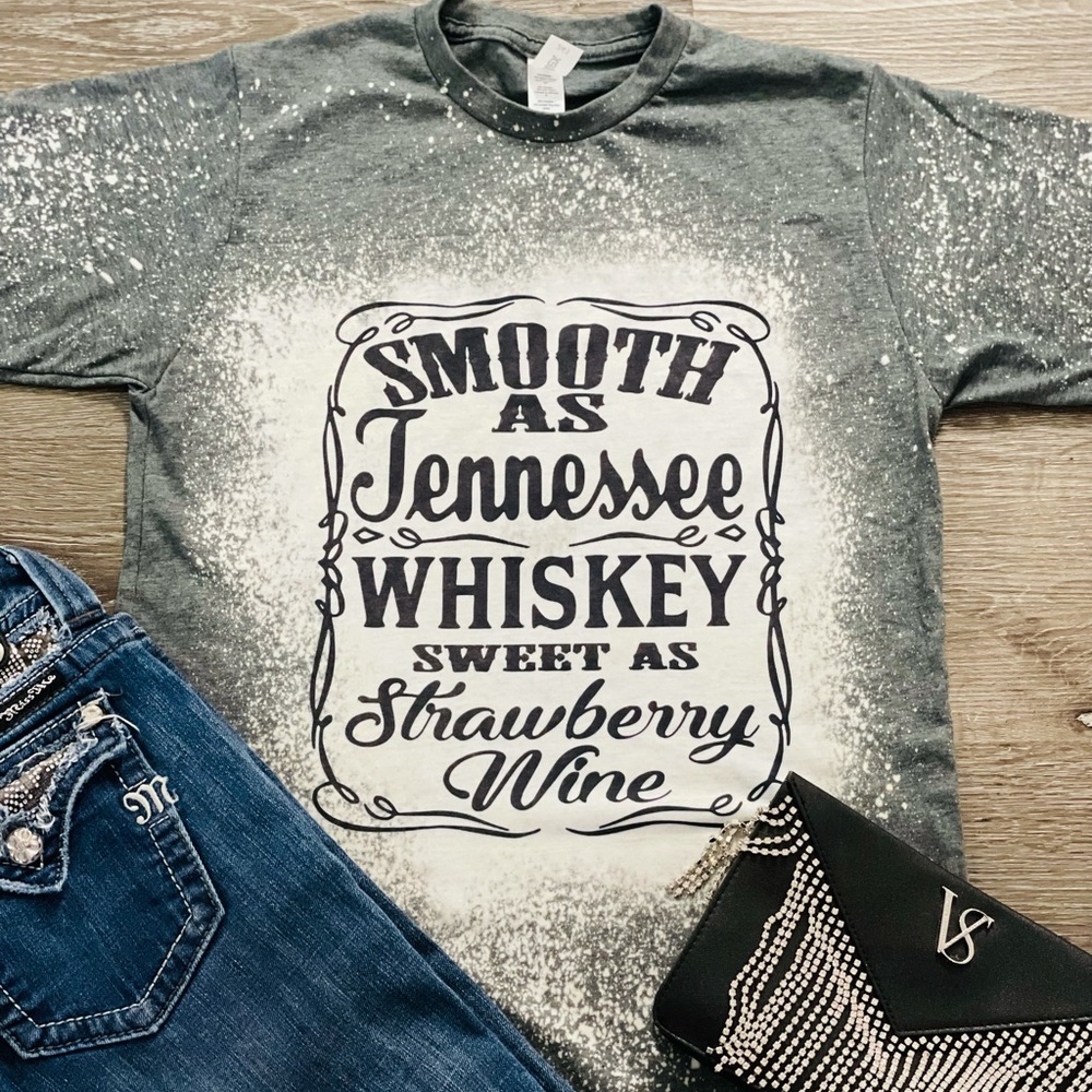 Tennessee Whiskey bleached tee